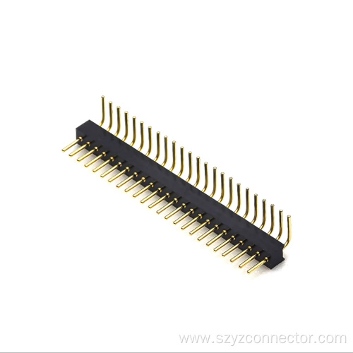 1.27mm Machined Pin header Right Angle